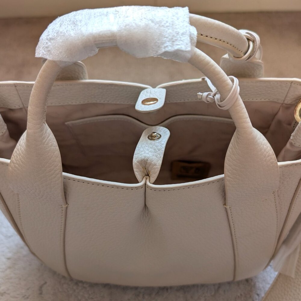 NWT Radley London Sutton Avenue Medium Open Top Grab Satchel Bag (color: birch) - Picture 11 of 15